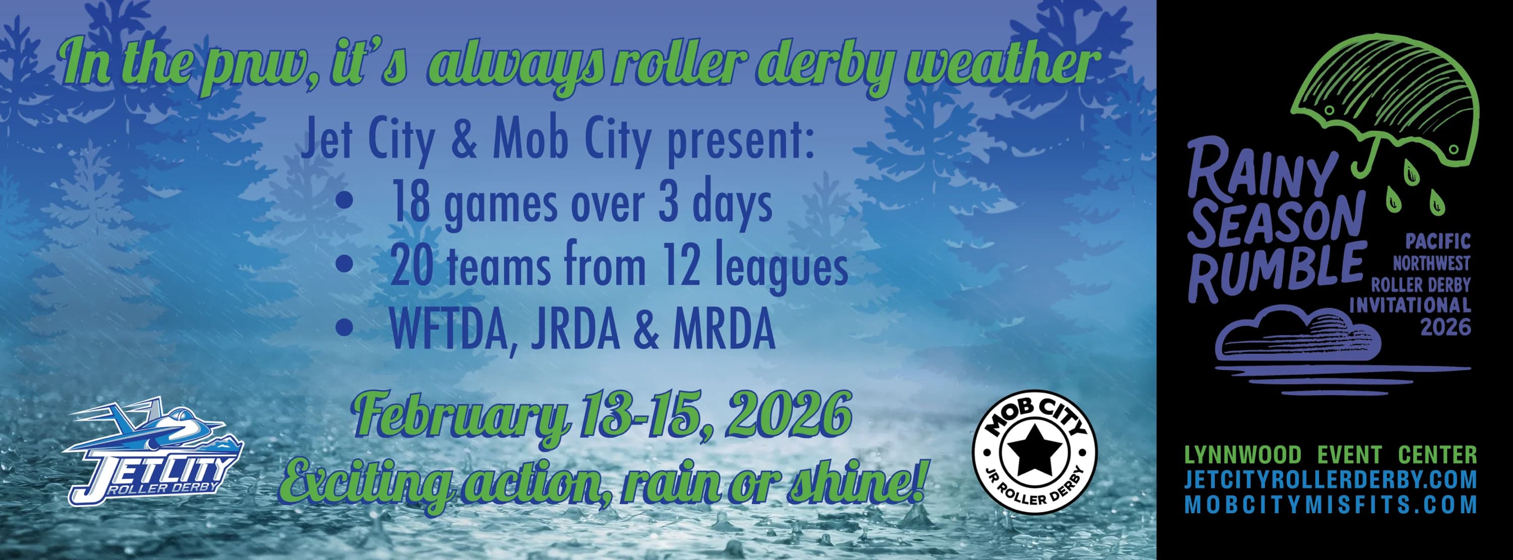 Rainy Season Rumble - Pacific Northwest Roller Derby Invitational